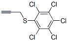CAS 登录号：73927-09-0， 1,2,3,4,5-五氯-6-丙-2-炔基硫基苯