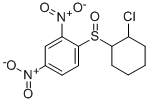 CAS 登录号:73927-20-5, 1-(2-氯环己基)亚磺酰-2,4-二硝基苯