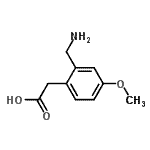 CAS#: 739311-32-1, [2-(Aminomethyl)-4-methoxyphenyl]acetic acid