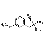 CAS 登录号：739312-75-5， 2-氨基-3-(3-甲氧基苯基)-2-甲基丙腈