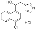 CAS 登录号:73932-53-3, alpha-(4-氯-1-萘基)-1-咪唑乙醇盐酸盐