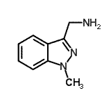 CAS 登录号：739359-10-5， 1-(1-甲基-1H-吲唑-3-基)甲胺