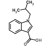 CAS 登录号：739365-10-7， 1-异丁基-1H-吲哚-3-羧酸