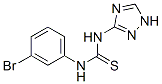 CAS 登录号：73953-66-9， 1-(3-溴苯基)-3-(2H-1,2,4-三唑-3-基)硫脲
