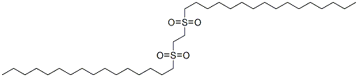 CAS 登录号:73986-93-3, 1-(2-十六烷基磺酰基乙基磺酰基)十六烷