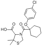 CAS#: 74007-97-9, 3-[1-(4-Chlorophenoxy)Cyclohexanecarbonyl]-5,5-Dimethyl-1,3-Thiazolidine-4-Carboxylic Acid