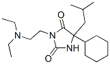 CAS 登录号：74038-62-3， 5-环己基-3-(2-二乙基氨基乙基)-5-(2-甲基丙基)咪唑烷-2,4-二酮
