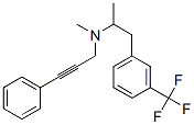CAS 登录号：74051-15-3， N-甲基-N-(3-苯基丙-2-炔基)-1-[3-(三氟甲基)苯基]丙-2-胺