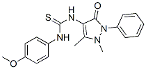 CAS#: 74051-63-1, 1-(1,5-Dimethyl-3-Oxo-2-Phenylpyrazol-4-Yl)-3-(4-Methoxyphenyl)Thiourea