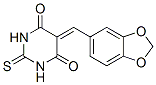 CAS#: 74051-76-6, 5-(1,3-Benzodioxol-5-Ylmethylidene)-2-Sulfanylidene-1,3-Diazinane-4,6-Dione