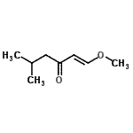CAS 登录号：74074-60-5， (1E)-1-甲氧基-5-甲基-1-己烯-3-酮
