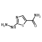 CAS 登录号：740773-45-9， 2-肼基-1,3-噻唑-5-甲酰胺