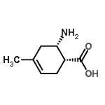 CAS 登录号：740780-37-4， (1R,6S)-6-氨基-4-甲基-3-环己烯-1-羧酸