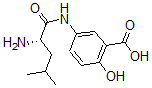 CAS#: 74095-38-8, 5-[[(2S)-2-Amino-4-Methylpentanoyl]Amino]-2-Hydroxybenzoic Acid