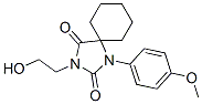 CAS 登录号：741-39-9， 3-(2-羟基乙基)-1-(对甲氧基苯基)-1,3-二氮杂螺[4.5]癸烷-2,4-二酮