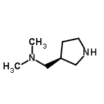 CAS 登录号：741288-65-3， N,N-二甲基-1-[(3S)-3-吡咯烷基]甲胺