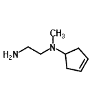 CAS 登录号：741290-11-9， N-(3-环戊烯-1-基)-N-甲基-1,2-乙二胺