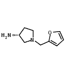 CAS 登录号：741290-15-3， (3R)-1-(2-呋喃甲基)-3-吡咯烷胺