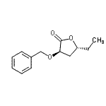 CAS 登录号：741290-49-3， (3R,5R)-3-(苄氧基)-5-乙基二氢-2(3H)-呋喃酮