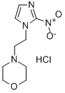 CAS 登录号：74141-72-3， 4-[2-(2-硝基咪唑-1-基)乙基]吗啉盐酸盐