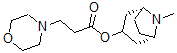 CAS 登录号：74143-01-4， [(1R,5S)-8-甲基-8-氮杂双环[3.2.1]辛烷-3-基]3-吗啉-4-基丙酸酯
