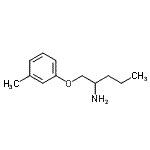 CAS 登录号：741612-88-4， 1-(3-甲基苯氧基)-2-戊胺
