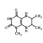 CAS 登录号：741613-87-6， 1,6,7-三甲基-5,6,7,8-四氢-2,4(1H,3H)-蝶啶二酮