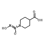 CAS 登录号：741665-38-3， 1-[(Z)-羟基-氧偶氮基]-4-哌啶羧酸