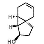 CAS 登录号：741676-69-7， (3R,3aR,3bR,7aR)-2,3,3a,3b,4,7-六氢-1H-环戊二烯并[1,3]环丙并[1,2]苯-3-醇