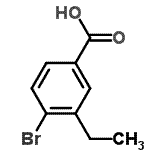CAS 登录号：741698-92-0， 4-溴-3-乙基苯甲酸
