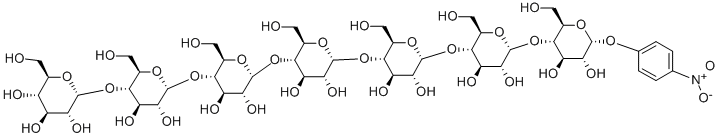CAS 登录号:74173-31-2, 4-硝基苯基-alpha-D-麦芽庚糖苷