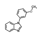 CAS 登录号：741731-37-3， 1-(3-甲氧基苯基)-1H-苯并咪唑