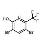 CAS 登录号：741737-00-8， 3,5-二溴-6-(三氟甲基)-2-吡啶醇