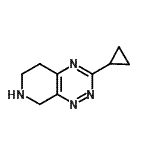 CAS 登录号：741737-39-3， 3-环丙基-5,6,7,8-四氢吡啶并[4,3-e][1,2,4]三嗪