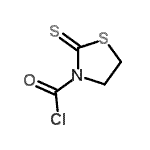CAS 登录号：74179-13-8， 2-硫代-1,3-噻唑烷-3-甲酰氯