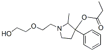 CAS#: 74195-90-7, [1-[2-(2-Hydroxyethoxy)Ethyl]-2-Methyl-3-Phenylpyrrolidin-3-Yl] Propanoate
