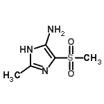 CAS 登录号：742017-11-4， 2-甲基-4-(甲基磺酰基)-1H-咪唑-5-胺