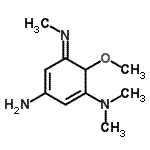 CAS 登录号：742022-06-6， (5E)-6-甲氧基-N<sup>1</sup>,N<sup>1</sup>-二甲基-5-(甲基亚胺)-1,3-环己二烯-1,3-二胺
