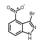 CAS 登录号：74209-17-9， 3-溴-4-硝基-1H-吲唑