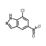 CAS 登录号：74209-22-6， 7-氯-5-硝基-1H-吲唑