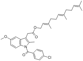 CAS 登录号:74252-25-8, 吲哚美辛钠盐三水合物