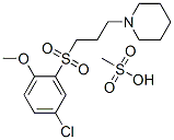 CAS 登录号:74254-82-3, 1-(3-((5-氯-2-甲氧基苯基)磺酰基)丙基)-哌啶甲烷磺酸盐