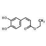 CAS 登录号：74257-25-3， 乙基(2Z)-3-(3,4-二羟基苯基)丙烯酸酯