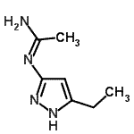 CAS 登录号：742672-37-3， (1E)-N'-(5-乙基-1H-吡唑-3-基)乙脒