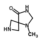 CAS 登录号：742694-76-4， 5-甲基-2,5,7-三氮杂螺[3.4]辛烷-8-酮