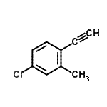 CAS 登录号：74331-71-8， 4-氯-1-乙炔基-2-甲基苯