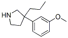 CAS#: 74332-81-3, 3-(3-Methoxyphenyl)-3-Propylpyrrolidine
