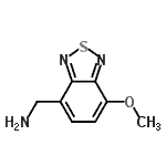 CAS 登录号：743379-78-4， 1-(7-甲氧基-2,1,3-苯并噻二唑-4-基)甲胺