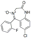 CAS 登录号：7435-12-3， 7-氯-5-(2-氟苯基)-1,3-二氢-2H-1,4-苯并二氮杂卓-2-酮4-氧化物