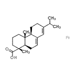 CAS 登录号：74356-11-9， 松香-7,13-二烯-18-酸-铁(1:1)